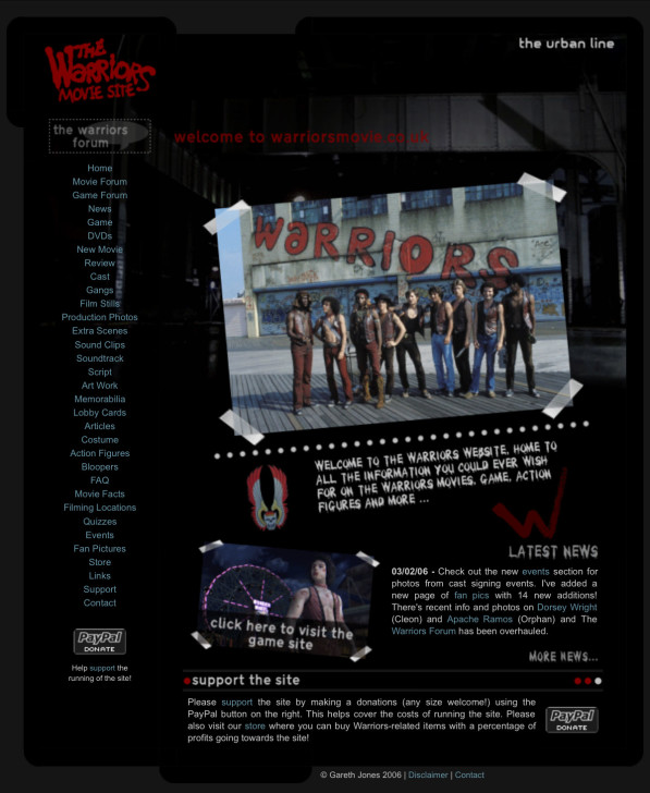 The Warriors Movie Site
